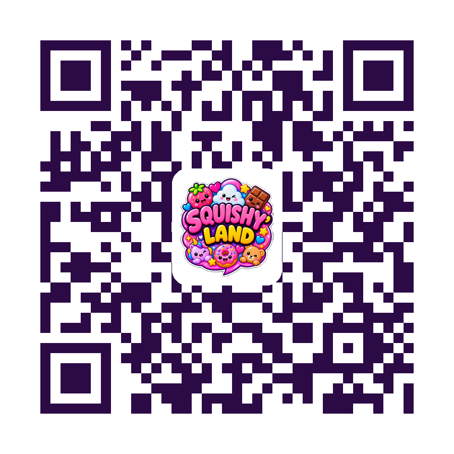 QR code pour rejoindre le live Whatnot Squishy'Land et recevoir 25 € offerts